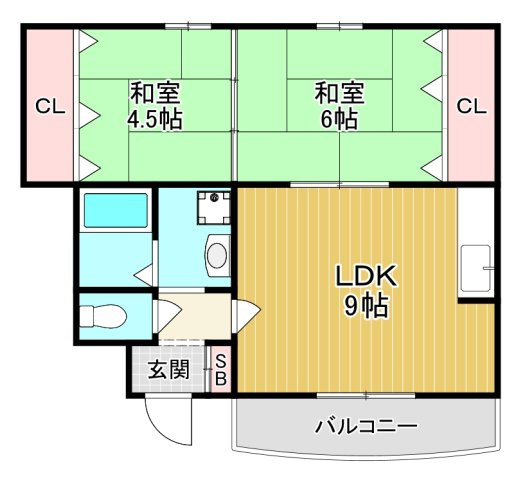 【間取り】 | SSハイツ今福