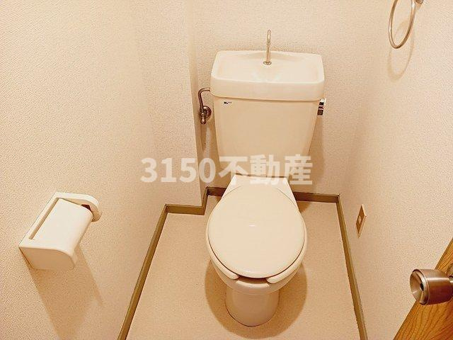 レジデンスマツバラのトイレ|ゆったりとした空間のトイレです