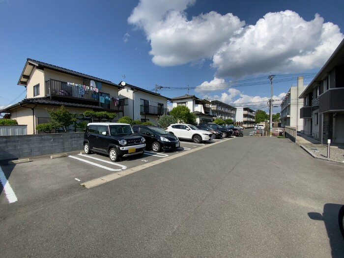 アルムの森の駐車場