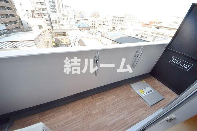 板橋区清水町の賃貸マンションのバルコニー