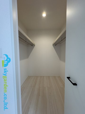 茅ヶ崎市室田５期　新築戸建　全２棟２号棟の収納|子ども部屋にウォークインクロゼット