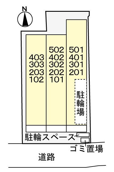 GREEN GROVEの区画図