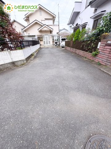 野田市宮崎新田4期　新築戸建　1号棟の前面道路含む現地写真