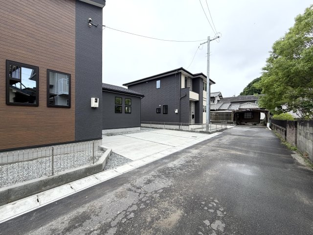 【前面道路含む現地写真】 | よかタウン倉敷市船穂町船穂1期 (全2棟)