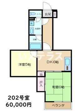 エステートピア上沢の間取り