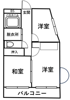 【間取り】 | The Court 相模大野 | 間取りです。