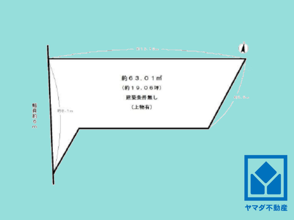 伏見区深草小久保町の土地図