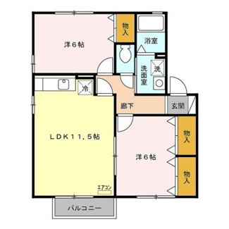 【間取り】 | グレイスコートA