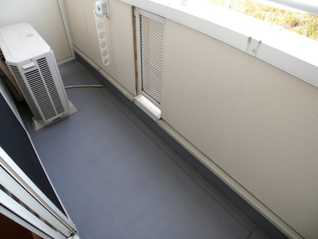 タカラピュア西のバルコニー