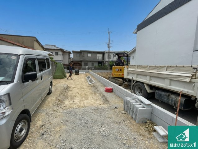 ★京都市山科区西野山中鳥井町　第1期　新築一戸建ての外観|周辺は落ち着いた街並みの住宅地！子育てがしやすい住環境です！まだ未完成ですが、現地でしかわからない事もございます。是非一度ご覧ください。