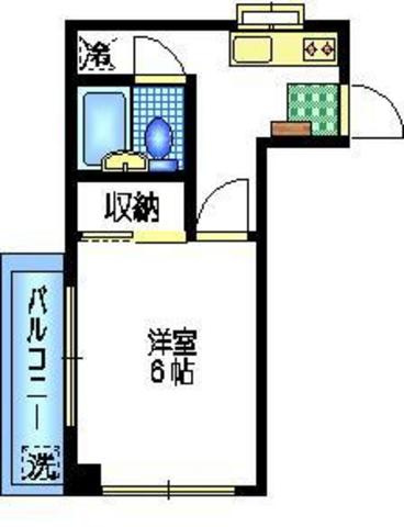 コーポラスＫの間取り