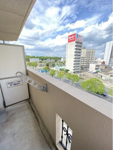 アプレシオ伝馬町のバルコニー|広々としたバルコニーです