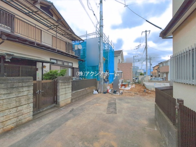 所沢市上安松・全2棟　新築一戸建　A号棟の外観|現地写真（2026年9月1日撮影）