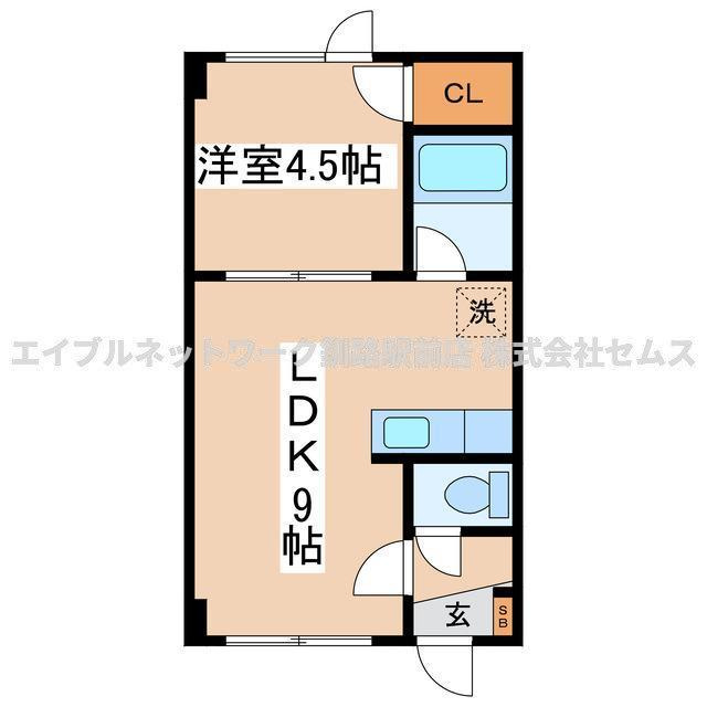 コーポすみのえの間取り