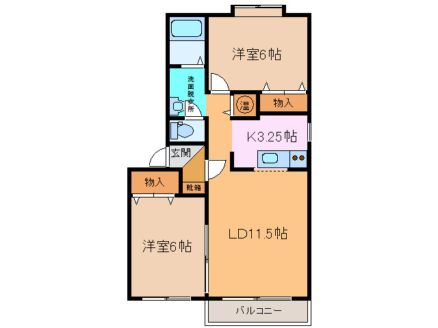 プラティの間取り