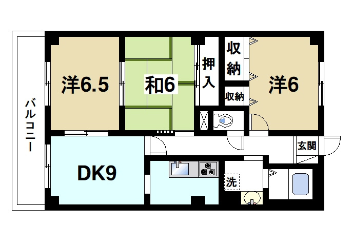 ライブリー州見の間取り