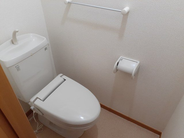 マイカーサ２のトイレ|落ち着いた色調のトイレです