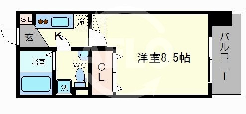 AFFLUENCE難波の間取り|AFFLUENCE難波　間取り