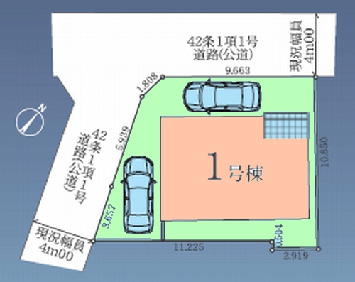 【仲介手数料０円】相模原市南区東大沼6期　新築一戸建ての区画図|相模原市南区東大沼6期　新築一戸建て