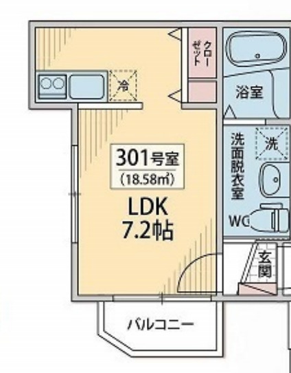 ヒュッゲⅠの間取り