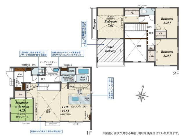 【間取り】 | 〇●藤沢市本藤沢7丁目 新築戸建●〇