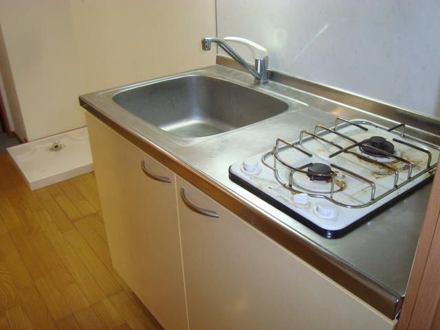 松戸市新松戸１丁目の賃貸マンションのキッチン