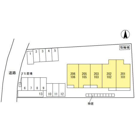 HIBIKIの区画図