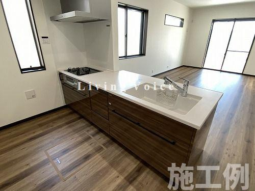 【仲介手数料０円】藤沢市高倉　新築一戸建て　4号棟　全4棟のキッチン|藤沢市高倉　新築一戸建て　4号棟　全4棟