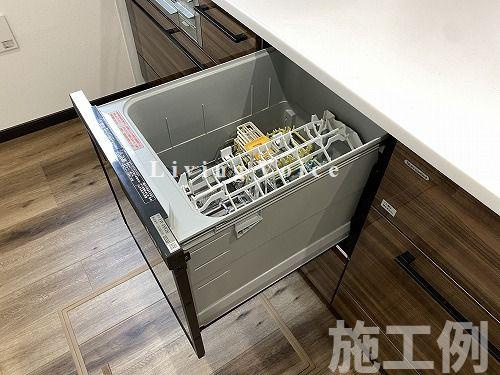 【仲介手数料０円】藤沢市高倉　新築一戸建て　4号棟　全4棟のキッチン|藤沢市高倉　新築一戸建て　4号棟　全4棟