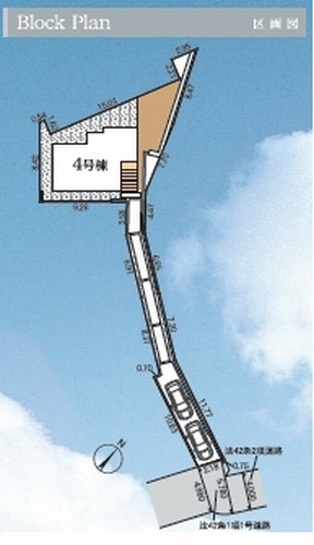 【区画図】 | 【仲介手数料０円】藤沢市高倉　新築一戸建て　4号棟　全4棟 | 藤沢市高倉　新築一戸建て　4号棟　全4棟