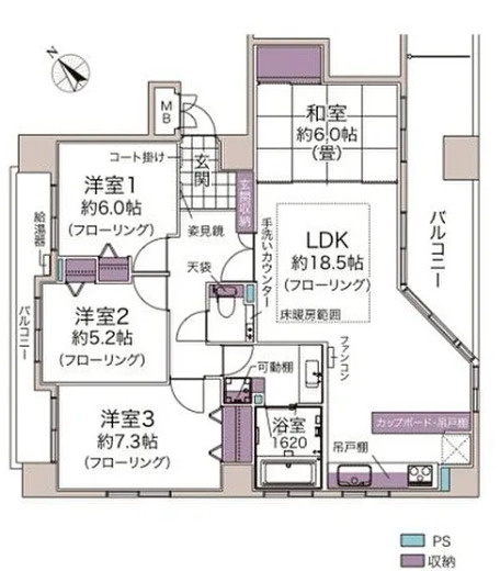 ミリオン菊水駅前の間取り