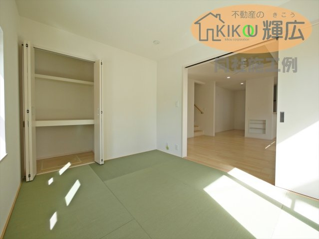 高砂市米田町米田新（全1棟）新築の和室|同社施工例です。