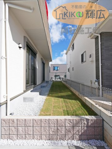 高砂市米田町米田新（全1棟）新築の庭|同社施工例です。