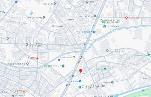 高砂市米田町米田新（全1棟）新築の地図