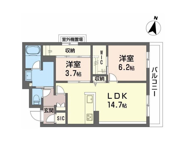 【間取り】 | シャーメゾングラン南福岡