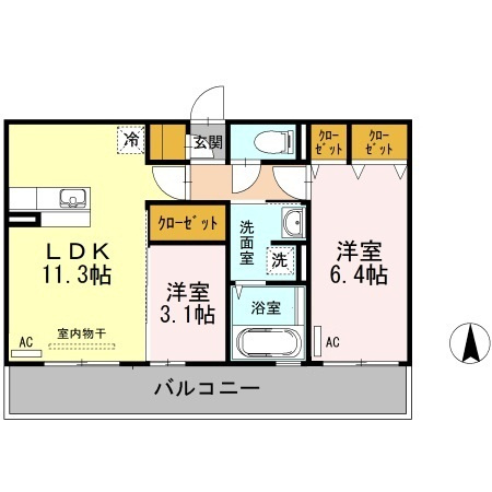 シャルルマーニュの間取り