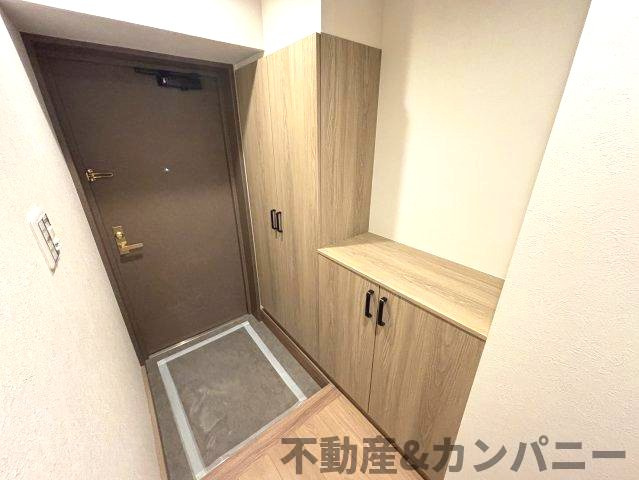 ダイアパレス宮西の玄関|玄関収納です