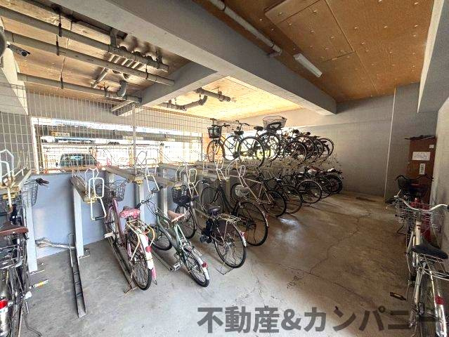 ダイアパレス宮西の駐輪場|駐輪場です