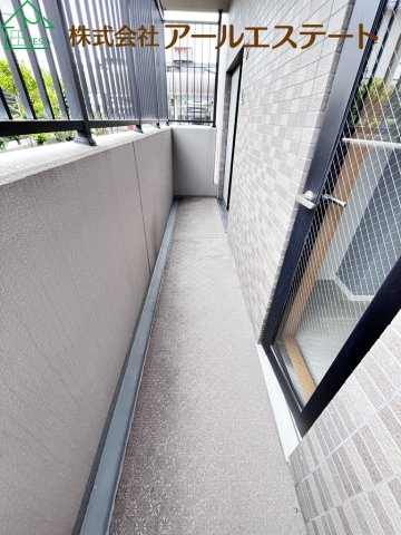 リベール土山参番館のバルコニー