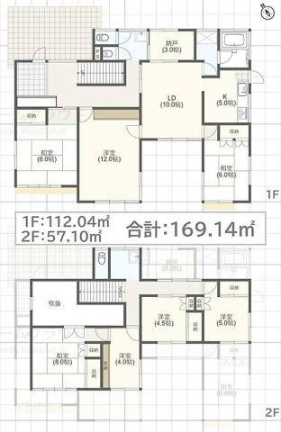 【間取り】 | 中古戸建の6LDK以上の間取りは、部屋数が多いため、希少価値が高い物件です。子供の多い家族や親子二世帯に適しています。1人1部屋の割り当て出来るほか、親戚、知人が宿泊する部屋を用意することが可能です。