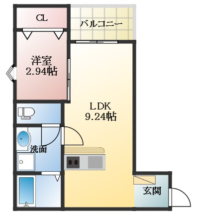 【間取り】 | F＋style藤井寺・岡1号館