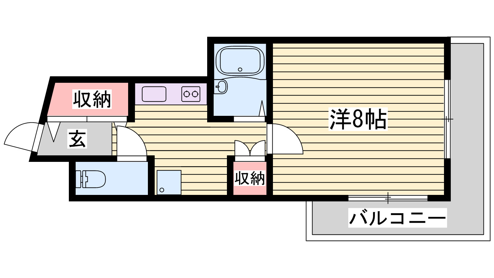 ルークレジデンス姫路Ⅲの間取り