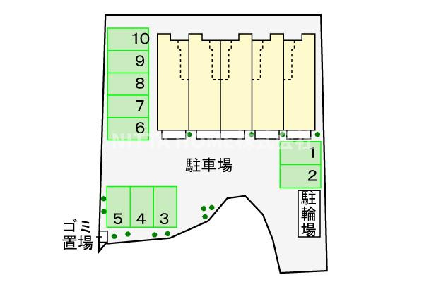 ラフレシールの区画図