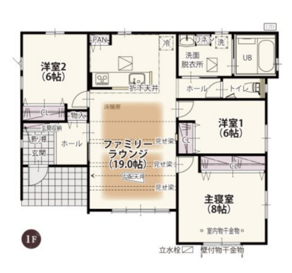 【間取り】 | 加須市下高柳第11期　ワイウッドコート　新築戸建　全12棟　11号棟