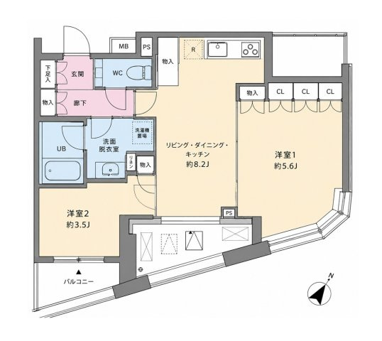 【間取り】 | パークコート恵比寿