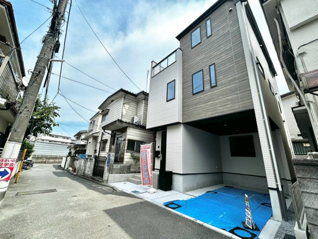 板橋区赤塚新町1丁目　新築戸建の前面道路含む現地写真|2026.07.31撮影