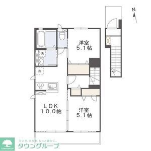 コティクオーレ1の間取り