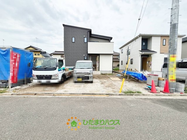 古河市上辺見　新築一戸建て　03　全3区画の駐車場|2026/08/21　撮影
