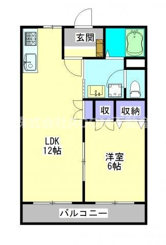 アルバーレ625の間取り