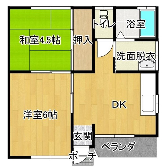 【間取り】 | 港ハイツＢ